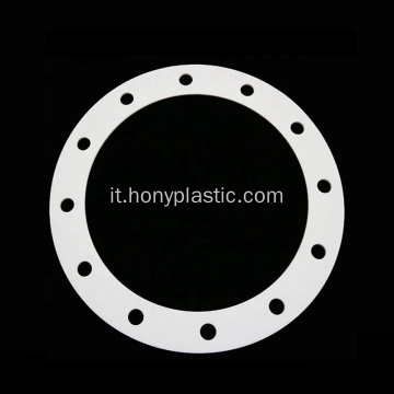 Anello di sigillatura bianca Plastica PTFE GASSEGNA DI FLANGE